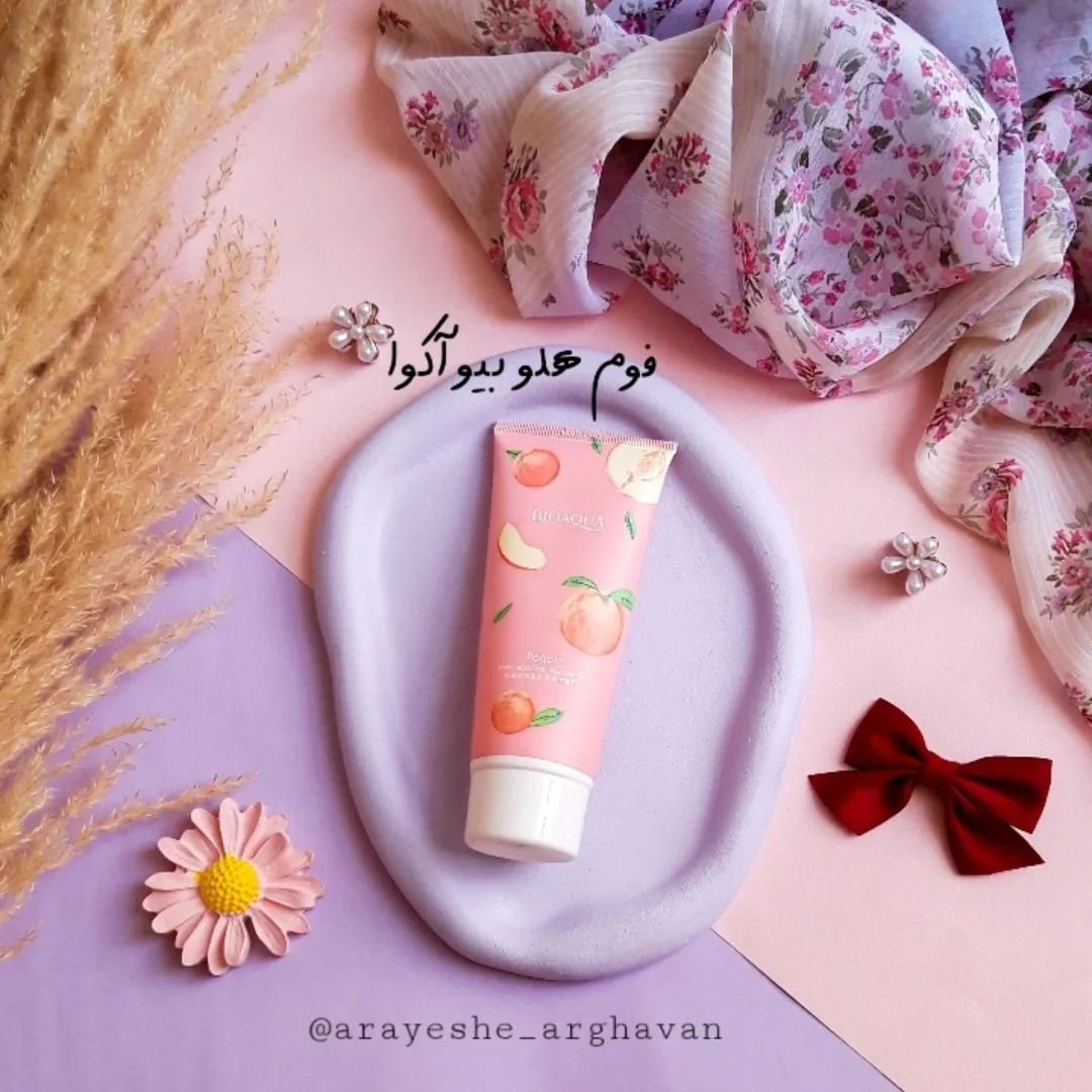 فوم شستشو هلو بیوآکوا ۱۰۰ گرم